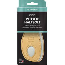 Half zool met transversale boog ondersteuning