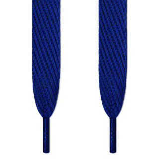Super brede blauwe schoenveters
