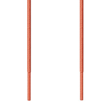 Dunne ronde oranje schoenveters