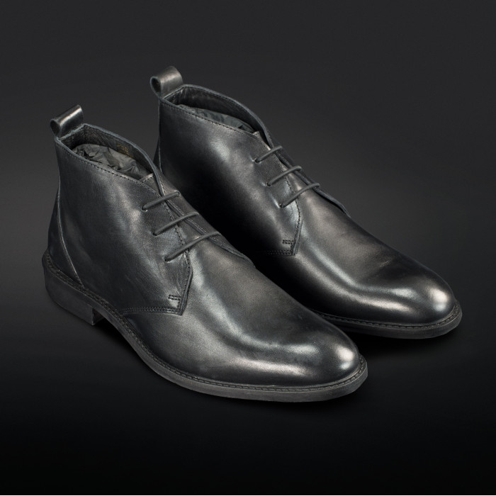 Zwarte ¨Strikloze¨ schoenveters voor nette schoenen