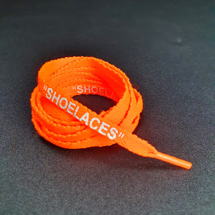 Fluo-oranje OFF-WHITE Schoenveters