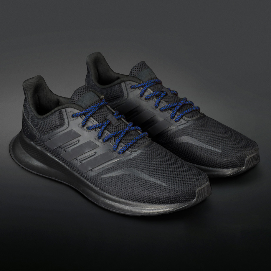 Analytisch woensdag Versnellen Blauw-zwarte rope veters voor je sneakers en kicks.