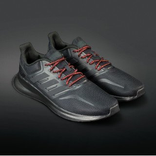 Adidas Yeezy - Schoenveters Zwart met Metallic Rood