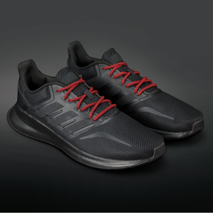 Adidas Yeezy - Schoenveters Zwart met Rood
